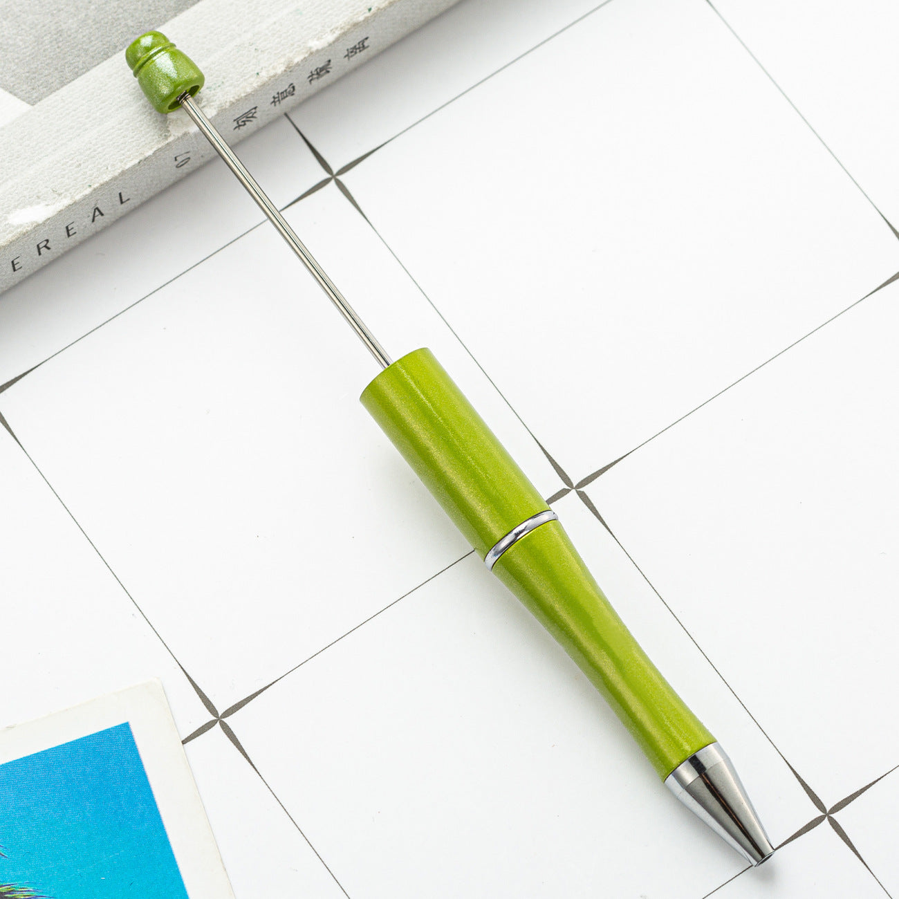 New Candy Beaded Ballpoint Pen Diy Pens Gift for Writing Beadable Pens Beadable Pen DIY Gift for Student Office Supplies