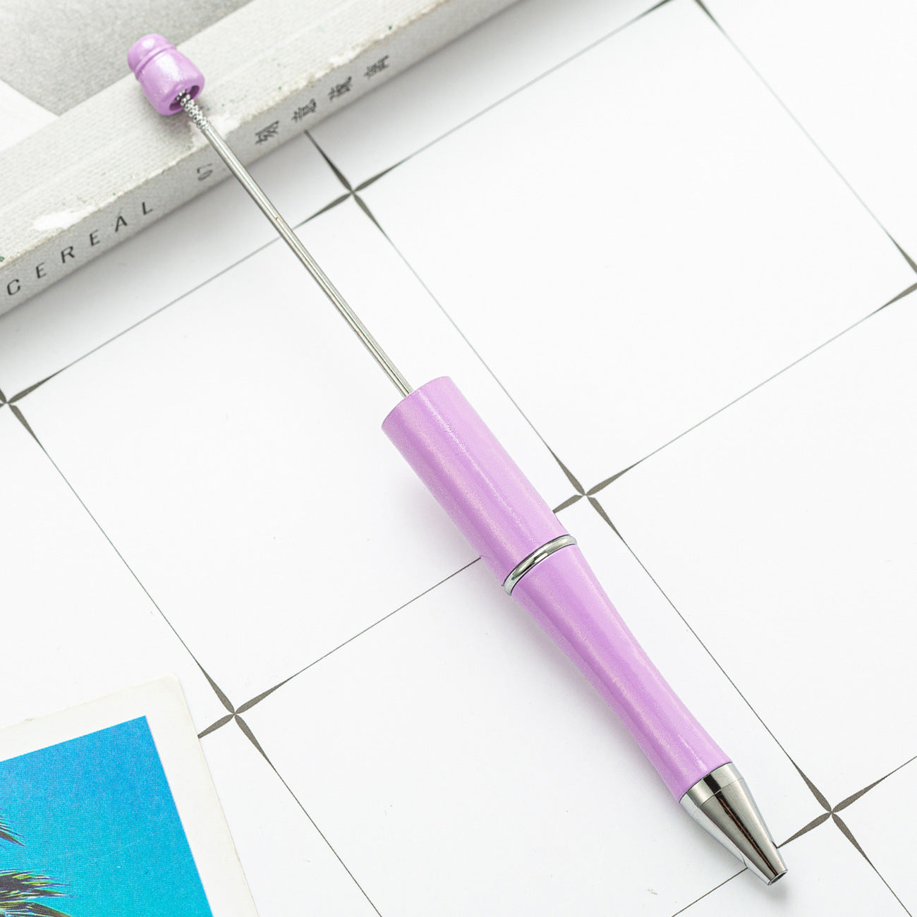New Candy Beaded Ballpoint Pen Diy Pens Gift for Writing Beadable Pens Beadable Pen DIY Gift for Student Office Supplies