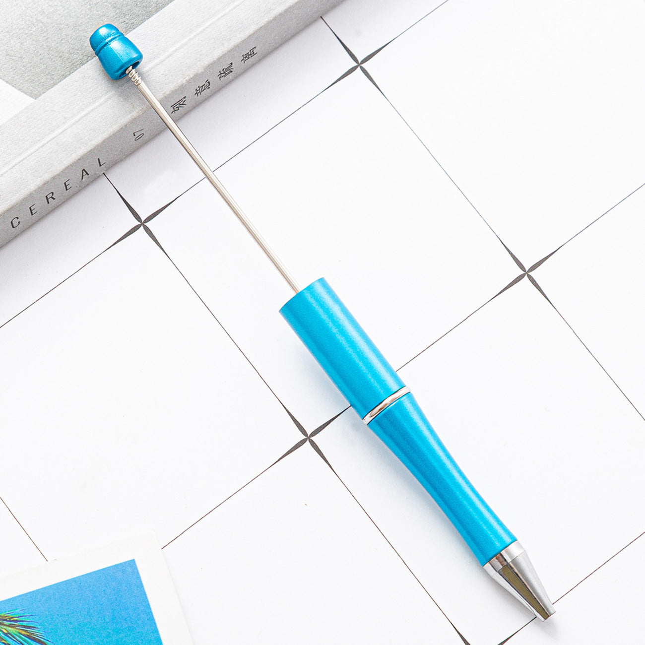 New Candy Beaded Ballpoint Pen Diy Pens Gift for Writing Beadable Pens Beadable Pen DIY Gift for Student Office Supplies