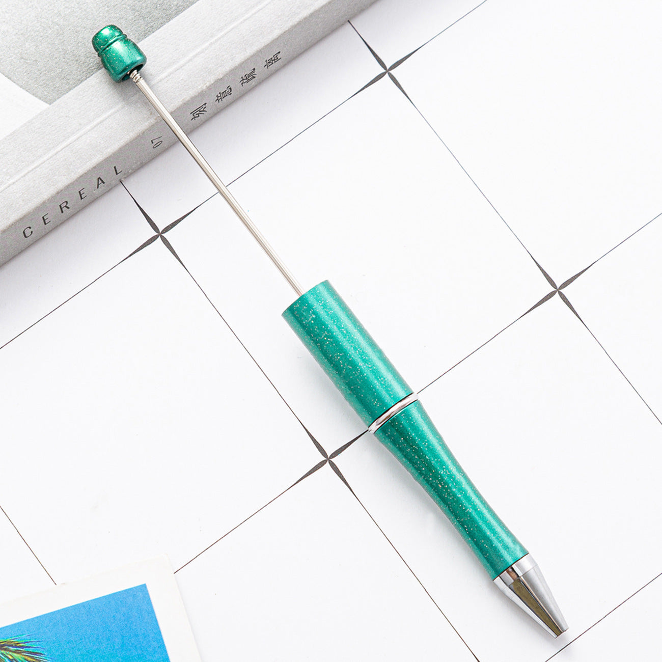 New Candy Beaded Ballpoint Pen Diy Pens Gift for Writing Beadable Pens Beadable Pen DIY Gift for Student Office Supplies