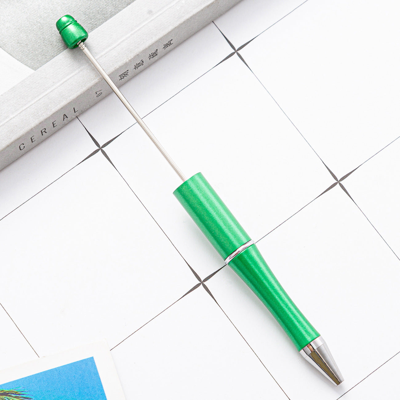 New Candy Beaded Ballpoint Pen Diy Pens Gift for Writing Beadable Pens Beadable Pen DIY Gift for Student Office Supplies