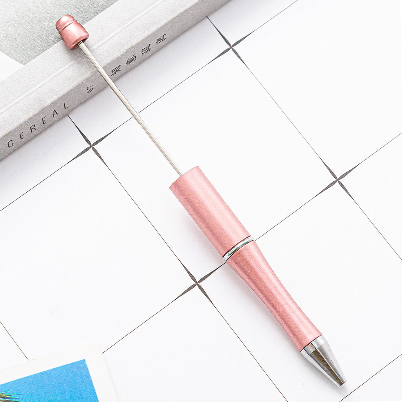 New Candy Beaded Ballpoint Pen Diy Pens Gift for Writing Beadable Pens Beadable Pen DIY Gift for Student Office Supplies