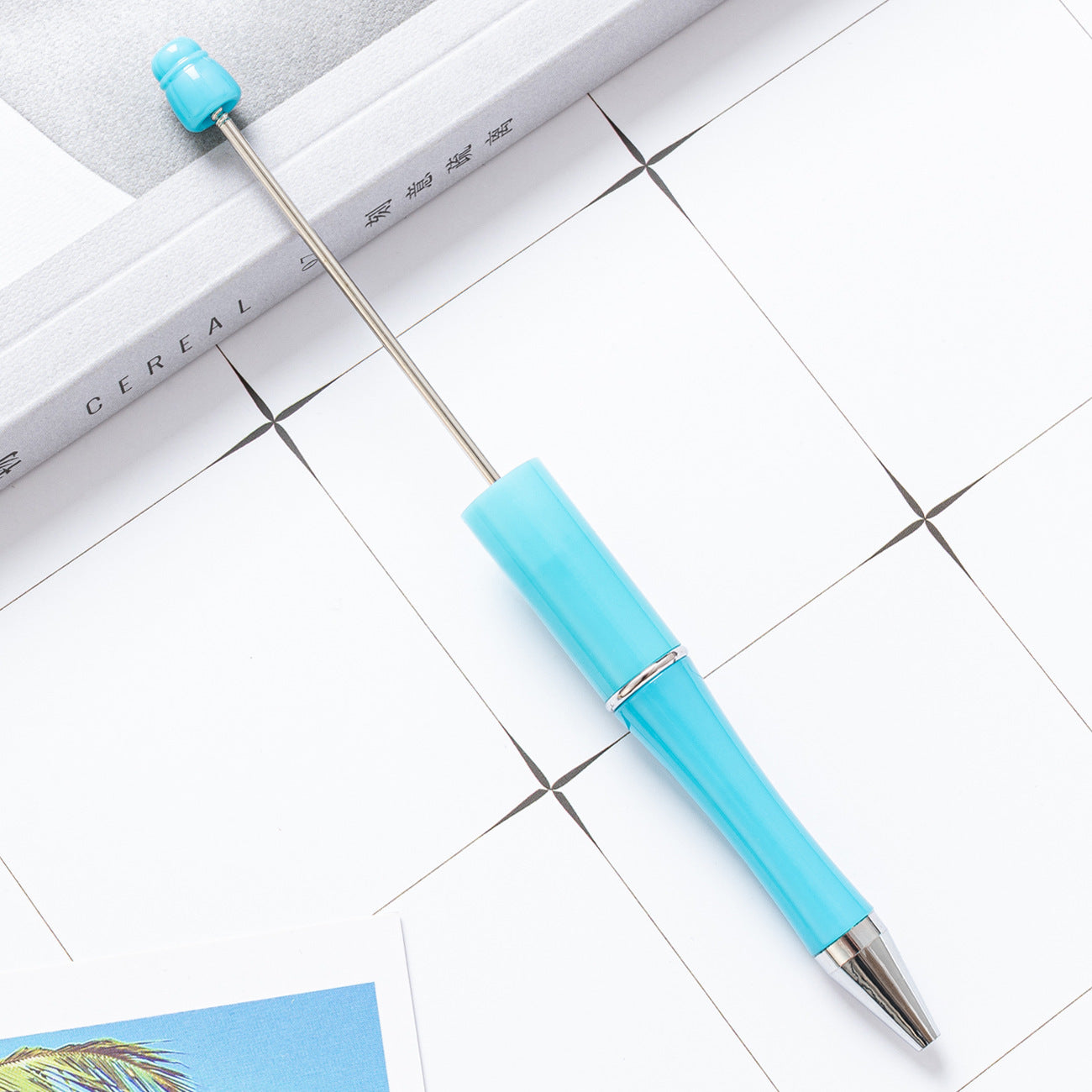 New Candy Beaded Ballpoint Pen Diy Pens Gift for Writing Beadable Pens Beadable Pen DIY Gift for Student Office Supplies