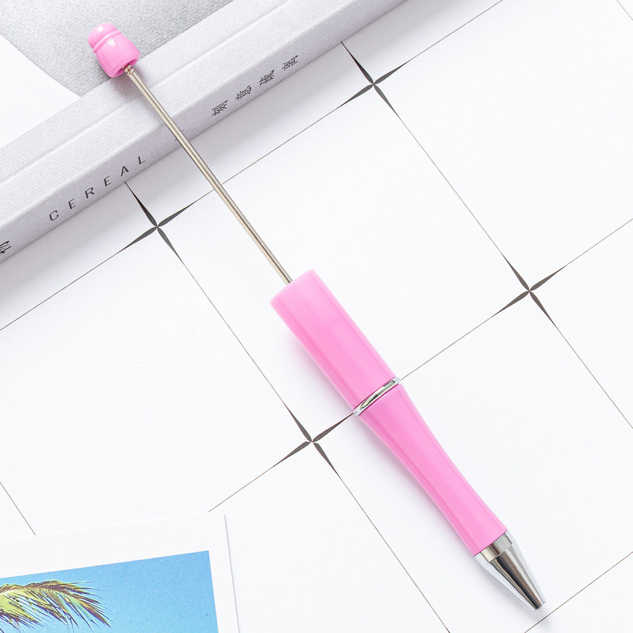 New Candy Beaded Ballpoint Pen Diy Pens Gift for Writing Beadable Pens Beadable Pen DIY Gift for Student Office Supplies