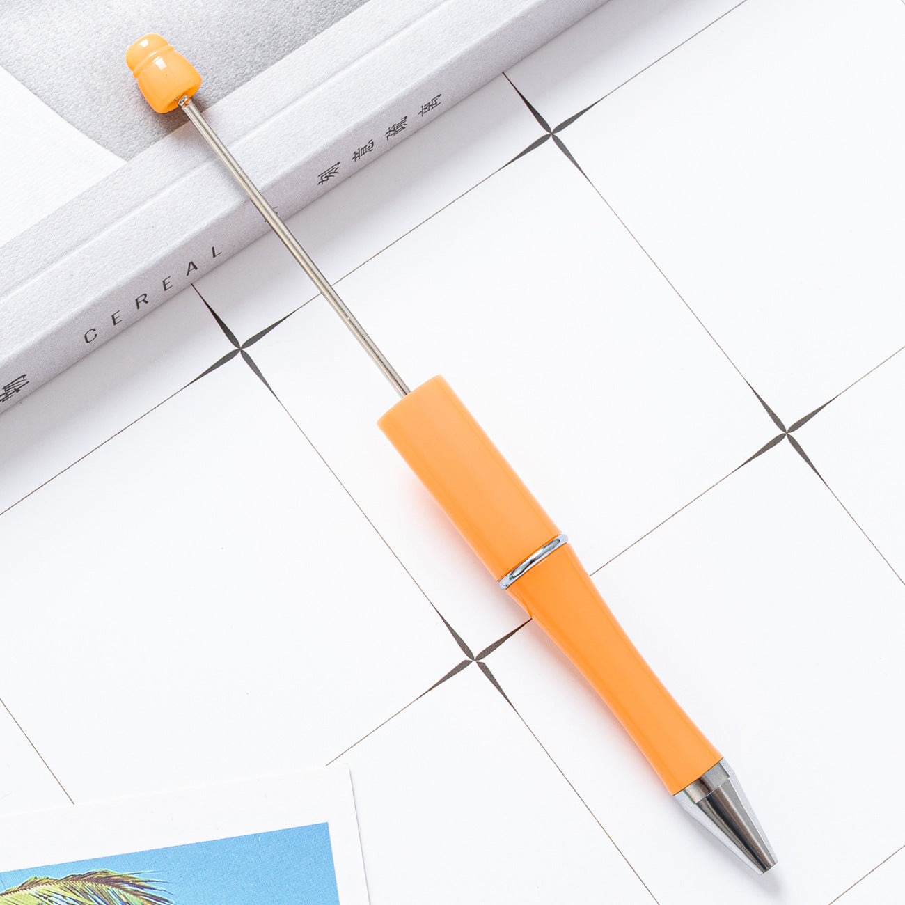 New Candy Beaded Ballpoint Pen Diy Pens Gift for Writing Beadable Pens Beadable Pen DIY Gift for Student Office Supplies