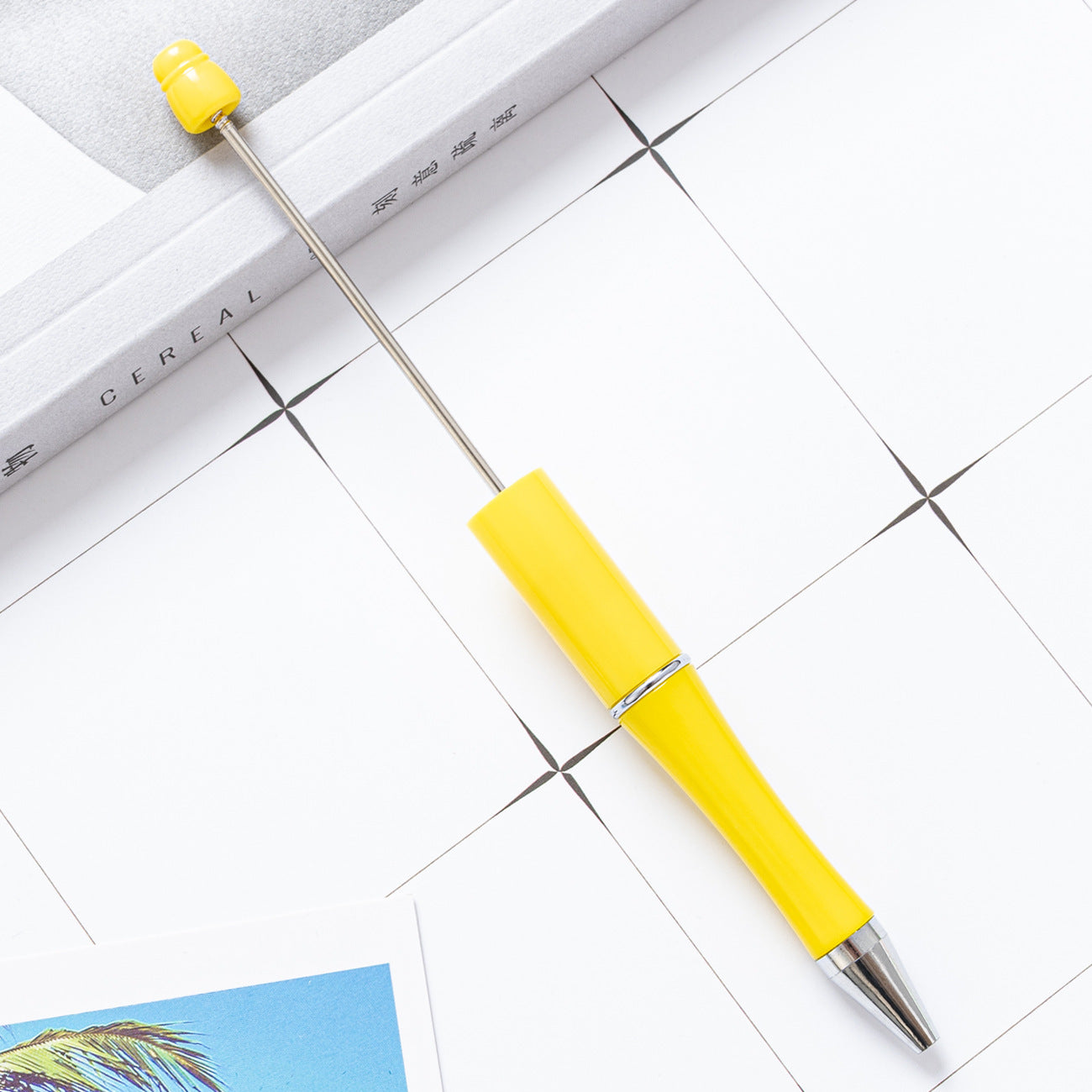 New Candy Beaded Ballpoint Pen Diy Pens Gift for Writing Beadable Pens Beadable Pen DIY Gift for Student Office Supplies