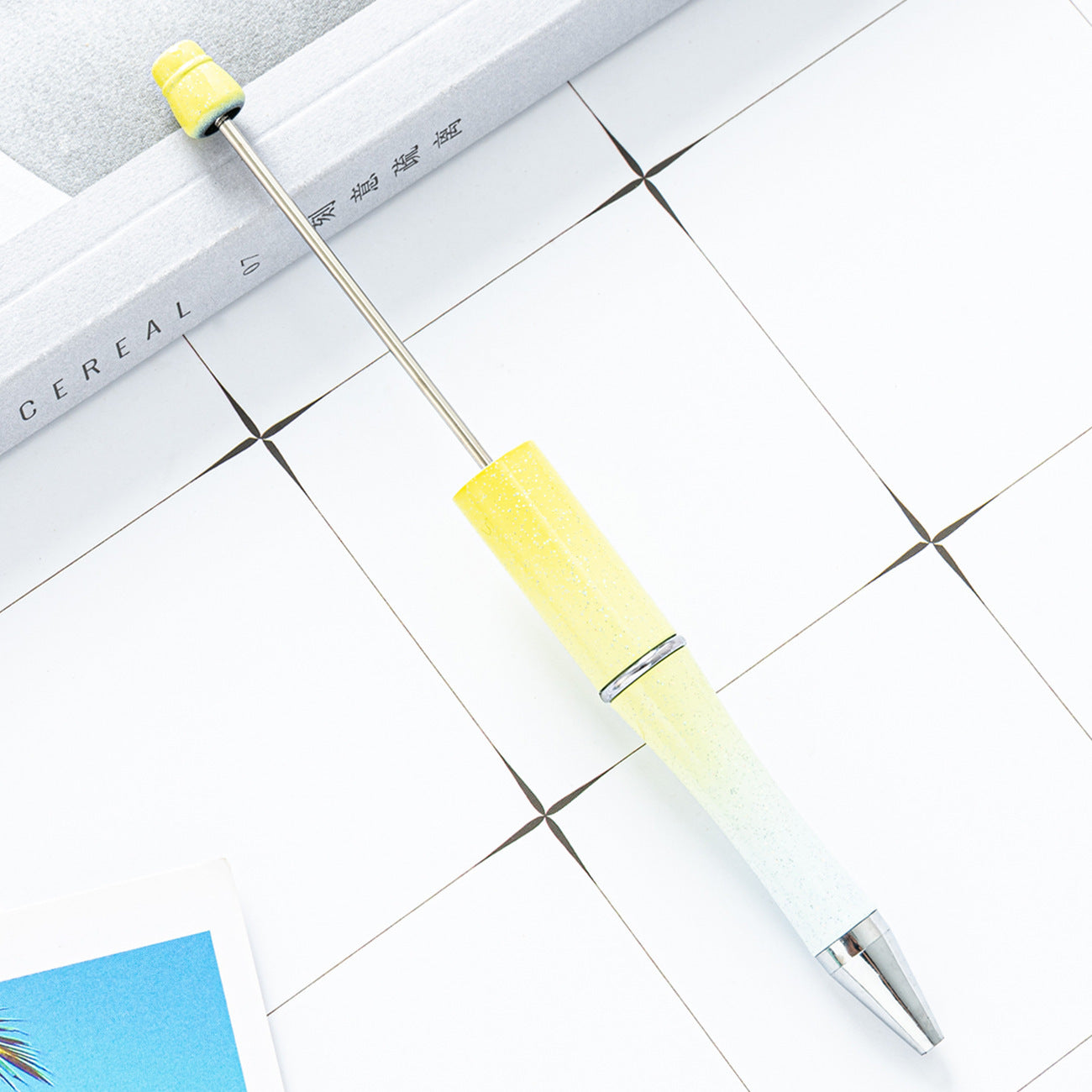 New Candy Beaded Ballpoint Pen Diy Pens Gift for Writing Beadable Pens Beadable Pen DIY Gift for Student Office Supplies