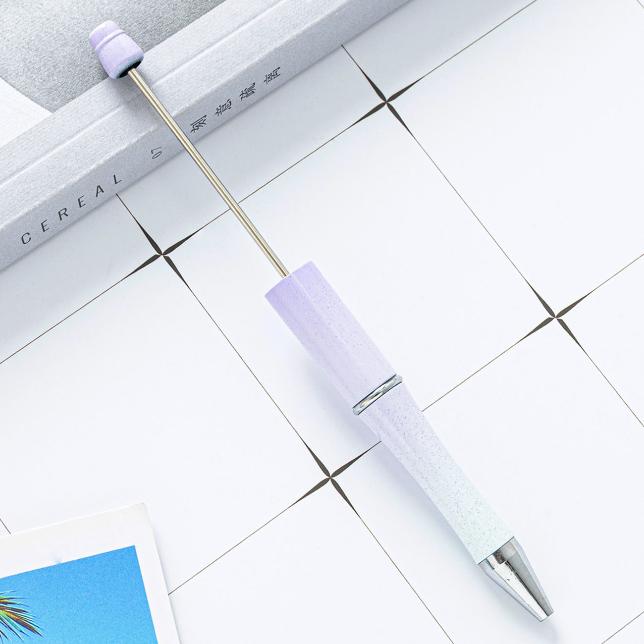 New Candy Beaded Ballpoint Pen Diy Pens Gift for Writing Beadable Pens Beadable Pen DIY Gift for Student Office Supplies