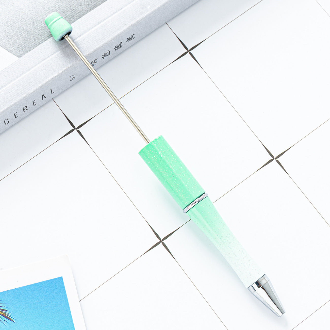 New Candy Beaded Ballpoint Pen Diy Pens Gift for Writing Beadable Pens Beadable Pen DIY Gift for Student Office Supplies
