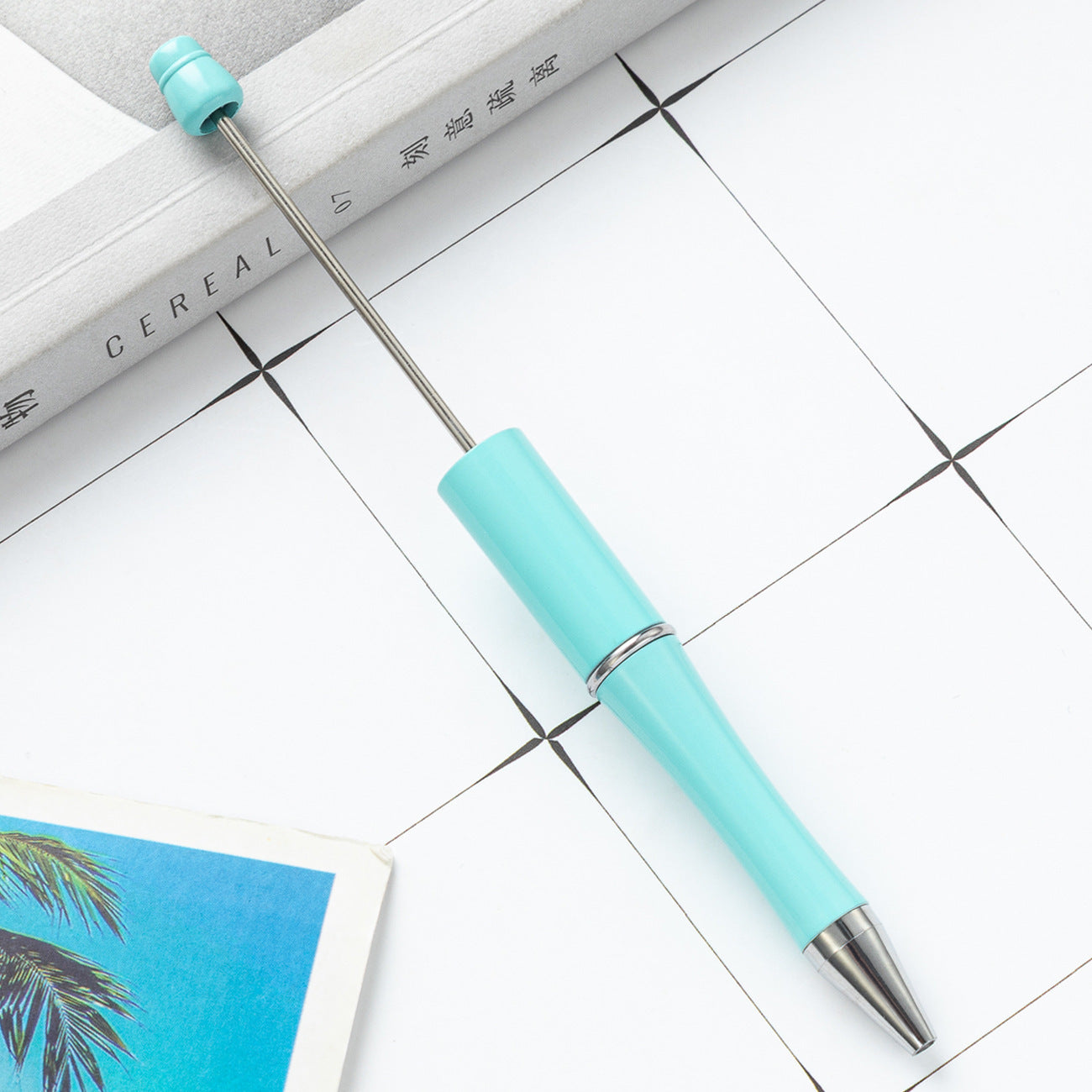 New Candy Beaded Ballpoint Pen Diy Pens Gift for Writing Beadable Pens Beadable Pen DIY Gift for Student Office Supplies