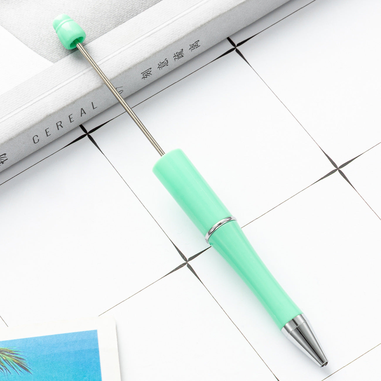 New Candy Beaded Ballpoint Pen Diy Pens Gift for Writing Beadable Pens Beadable Pen DIY Gift for Student Office Supplies
