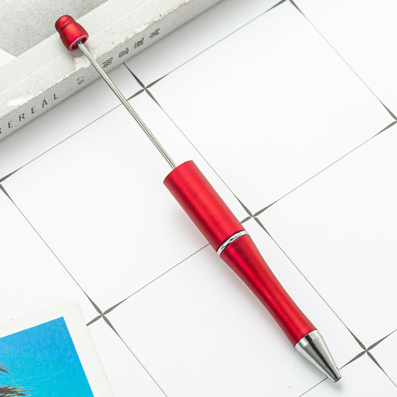 New Candy Beaded Ballpoint Pen Diy Pens Gift for Writing Beadable Pens Beadable Pen DIY Gift for Student Office Supplies