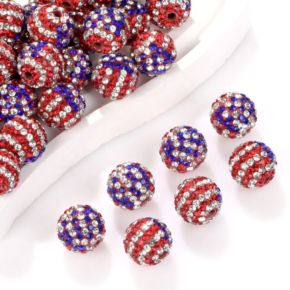 50Pcs/lot 16mm Colorful Disco Ball Christmas Cube Beads For Jewelry Making Findings DIY Bracelet Necklace Earring Accessories