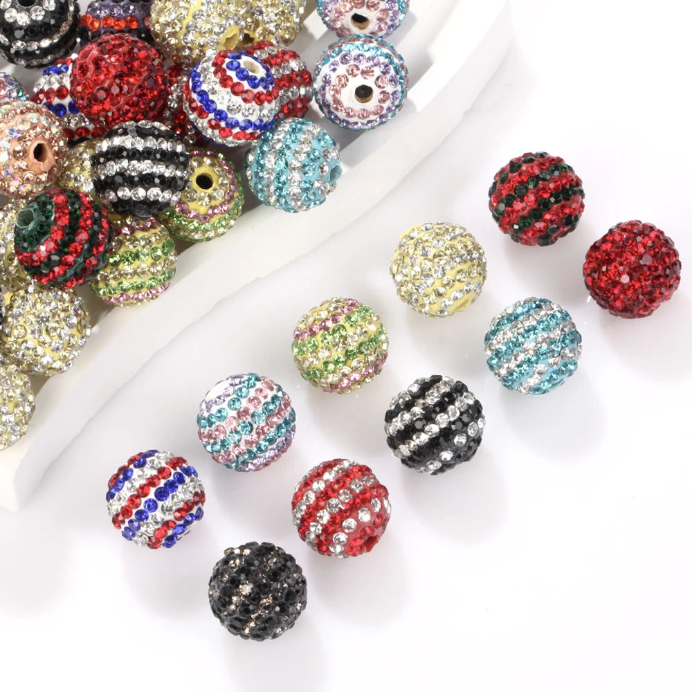 50Pcs/lot 16mm Colorful Disco Ball Christmas Cube Beads For Jewelry Making Findings DIY Bracelet Necklace Earring Accessories