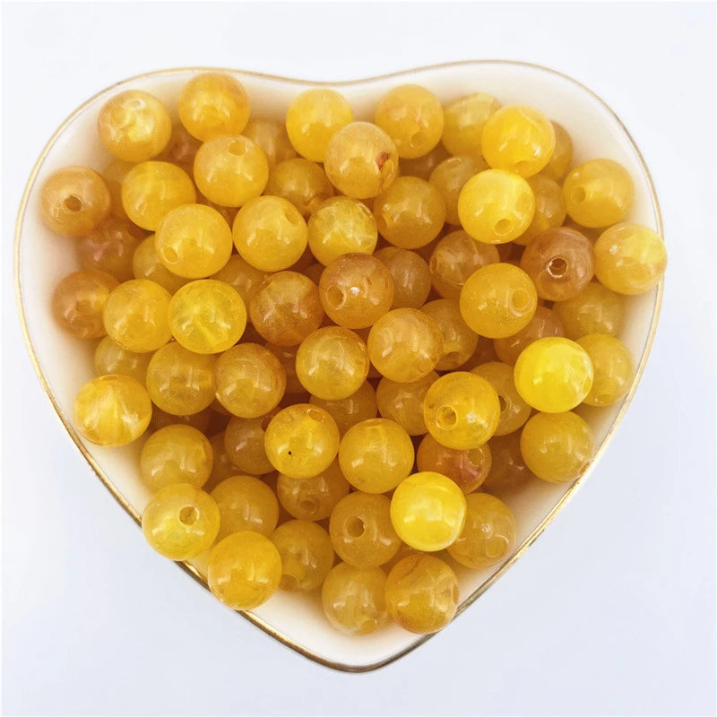 6/8/10mm Two-Color Cloud Beads For Accessories Beads DIYJewelry Making Findings
