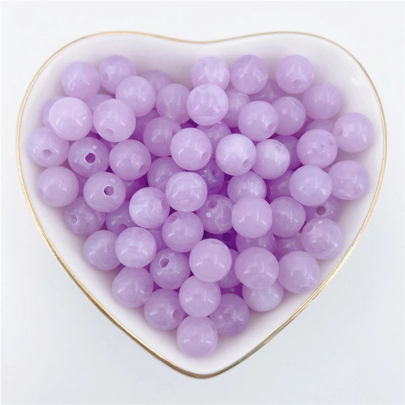 6/8/10mm Two-Color Cloud Beads For Accessories Beads DIYJewelry Making Findings