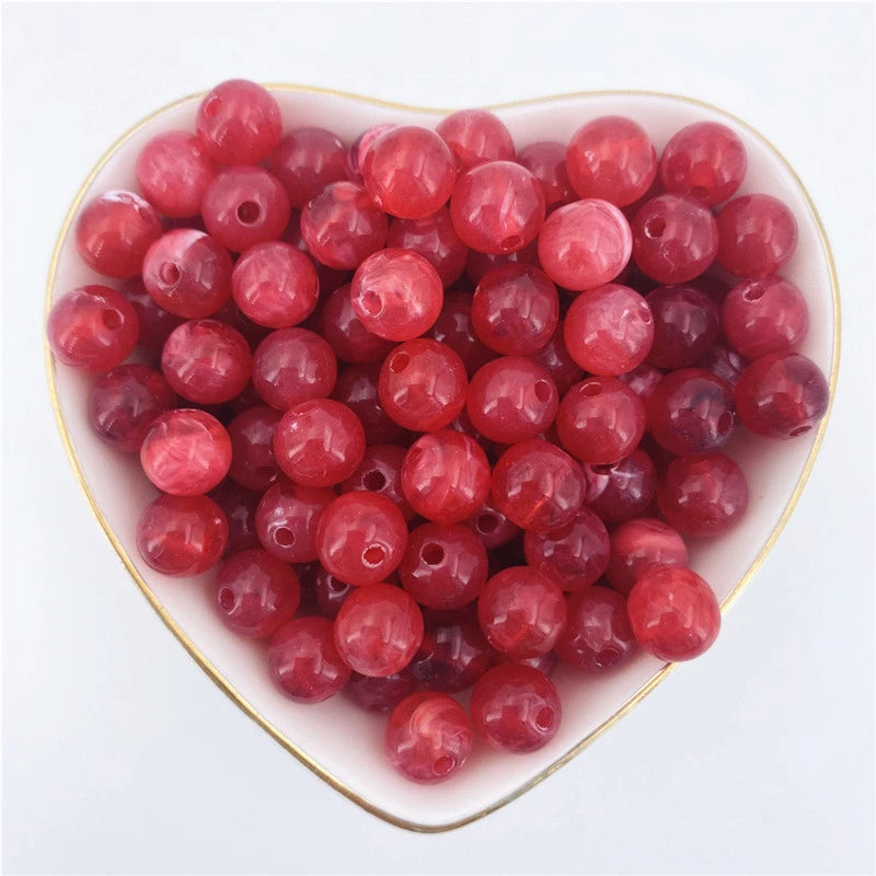 6/8/10mm Two-Color Cloud Beads For Accessories Beads DIYJewelry Making Findings