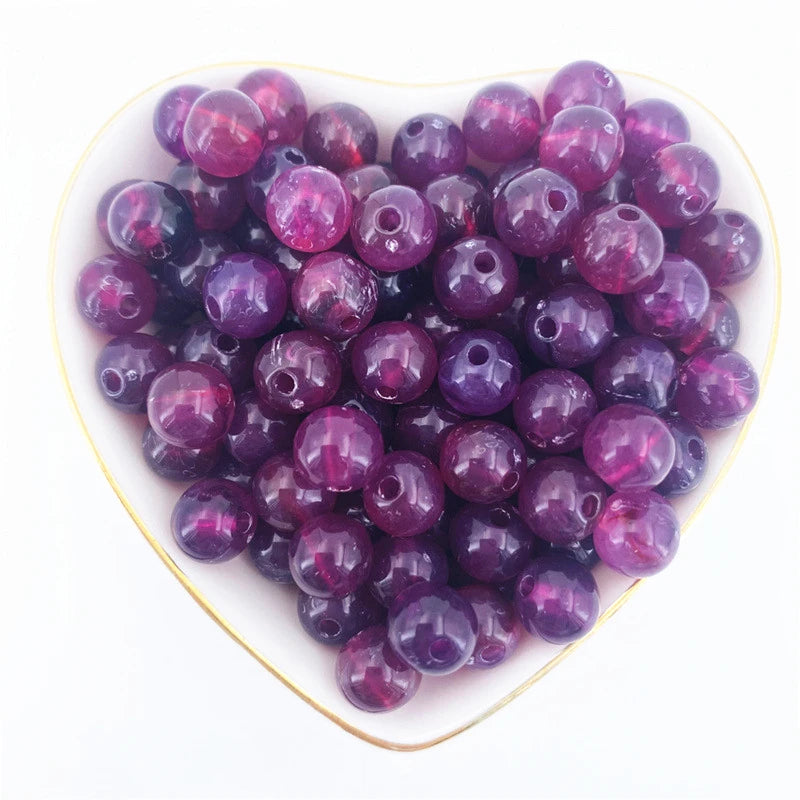6/8/10mm Two-Color Cloud Beads For Accessories Beads DIYJewelry Making Findings