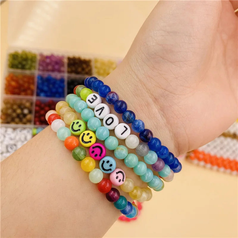6/8/10mm Two-Color Cloud Beads For Accessories Beads DIYJewelry Making Findings