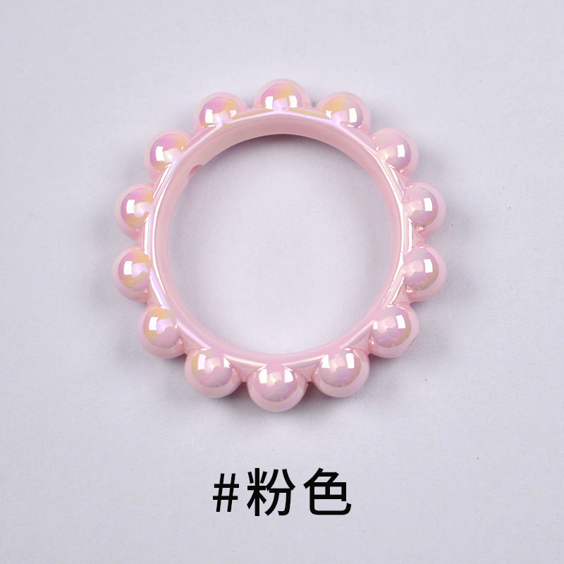 Acrylic bitter melon ring AB color DIY accessories