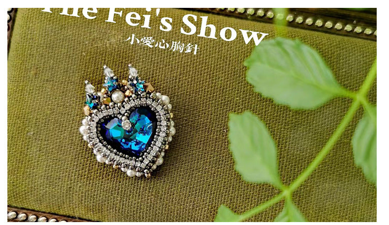 diy accessories Aurora Merman Love beads rhinestone chain acrylic beads