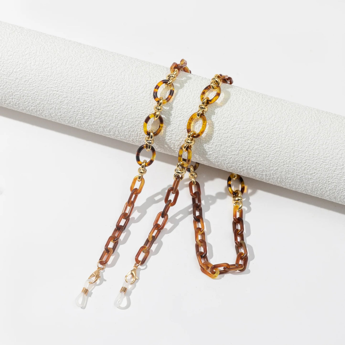 Vintage Acrylic Circles Glasses Chain Boys Girls Anti-Falling Eyeglass Chain Hanging Rope For Necklace Jewelry Wholesale